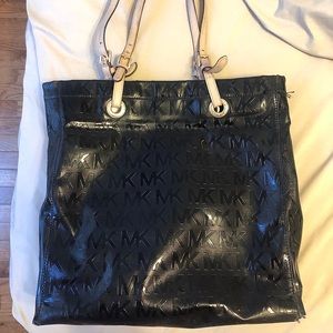Michael kors black tote bag